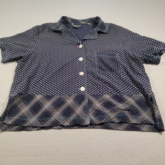 Vtg Carole Little 2‎ Piece Set Skirt Top Women's 16 Polka Dot Plaid Cottagecore - Picture 4 of 14